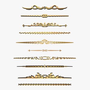 Old Epic Decoration And Calligraphic Ornament Asset Pack