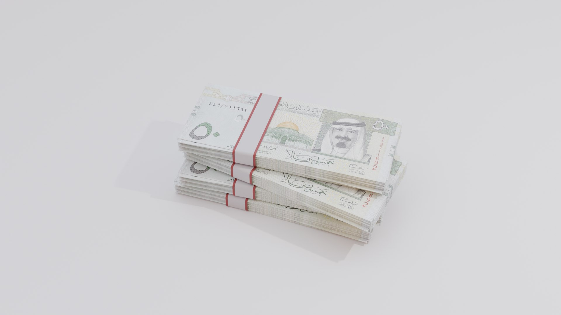 50 Saudi Arabia Riyal Currency 3D - TurboSquid 2398897