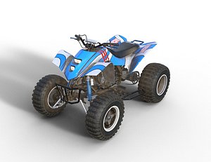 3D model Quad  Bike PBR Model