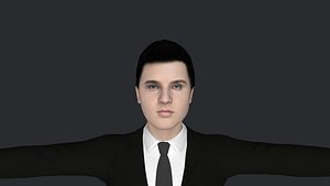 Elvis Presley  Hyper Realistic Full Body Fully Rigged 3D Character 3D model
