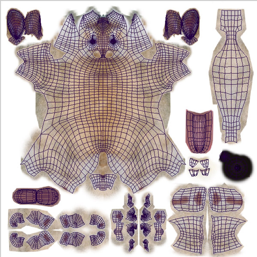 Rabbit Cream Fur 3d Obj