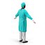 Male African American Surgeon 4 Rigged for Cinema 4D 3D Model