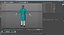 Male African American Surgeon 4 Rigged for Cinema 4D 3D Model