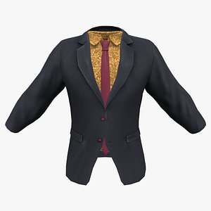 Men Snatch Felt Shirt Tie Waist Coat