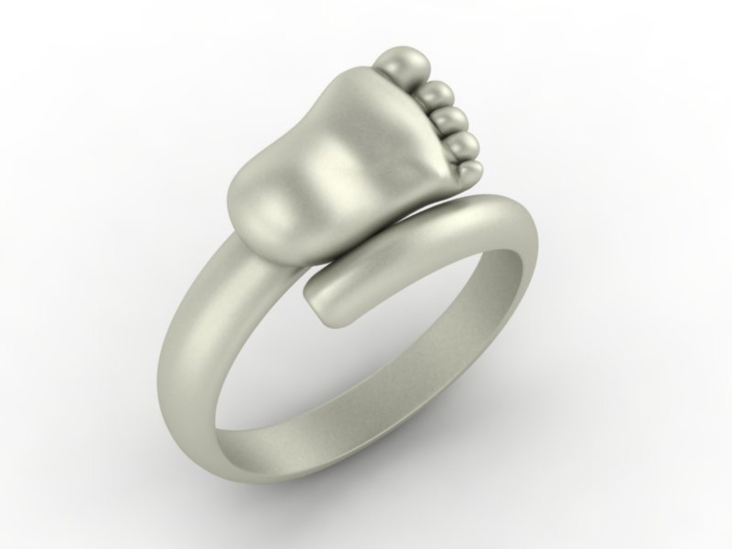 baby foot ring 3d 3ds