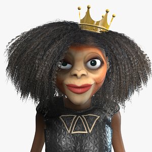 3D Monkey Queen model