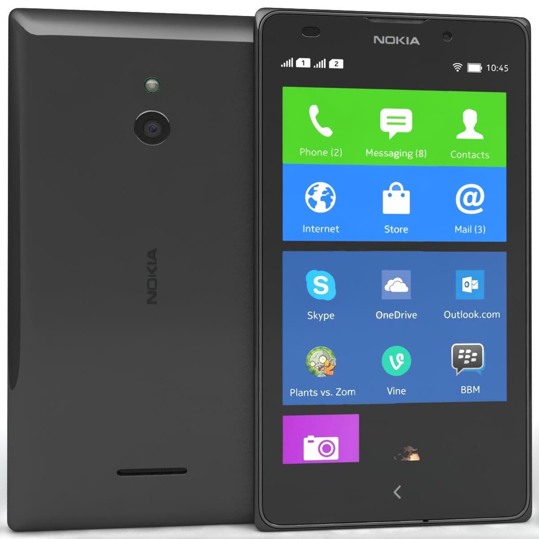 nokia xl black 3d max