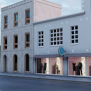 Urban California Street 3D model