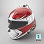 Casque de course aérodynamique avec ligne de communication