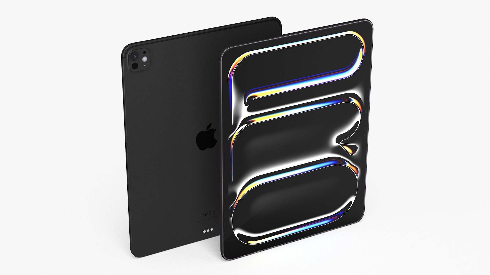 Apple IPad Pro 2024 13 Inch Space Black 3D model preview