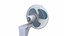 Old Wall Fan Low-poly PBR