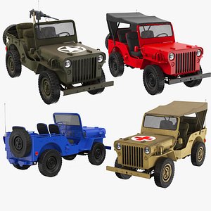 3D model real willys jeep