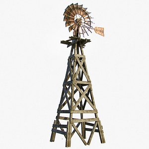 Old Farm Windmill