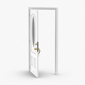 exterior-doors---door-2-ajar 3D model