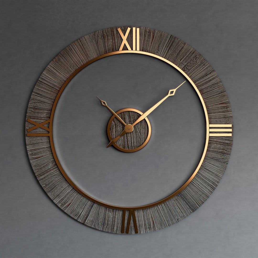 Wall Clock Set 34 3D Model - TurboSquid 1594198