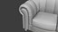 Sofá clásico sillón otomano puf 2