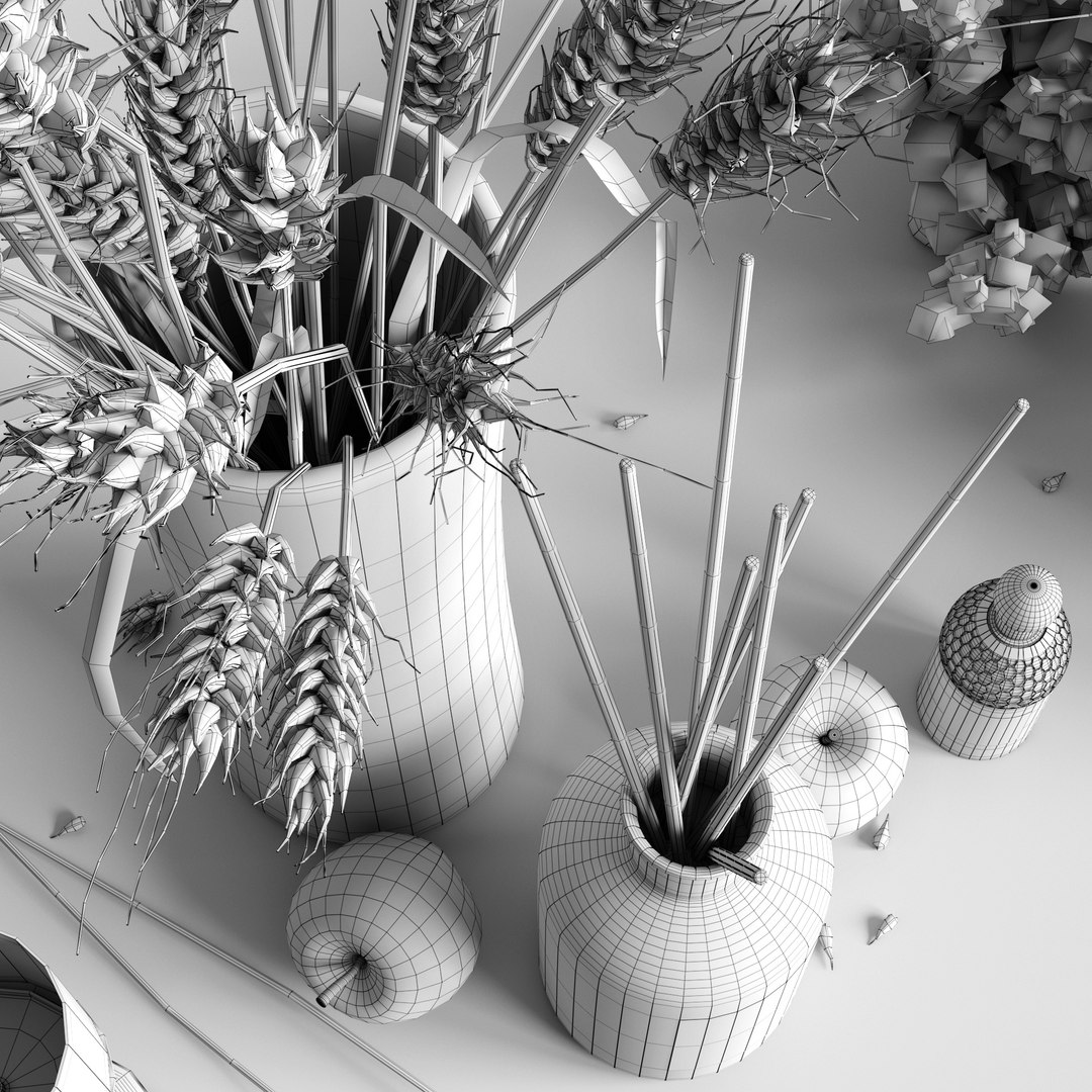 Decorating Set 3D Model - TurboSquid 1503229