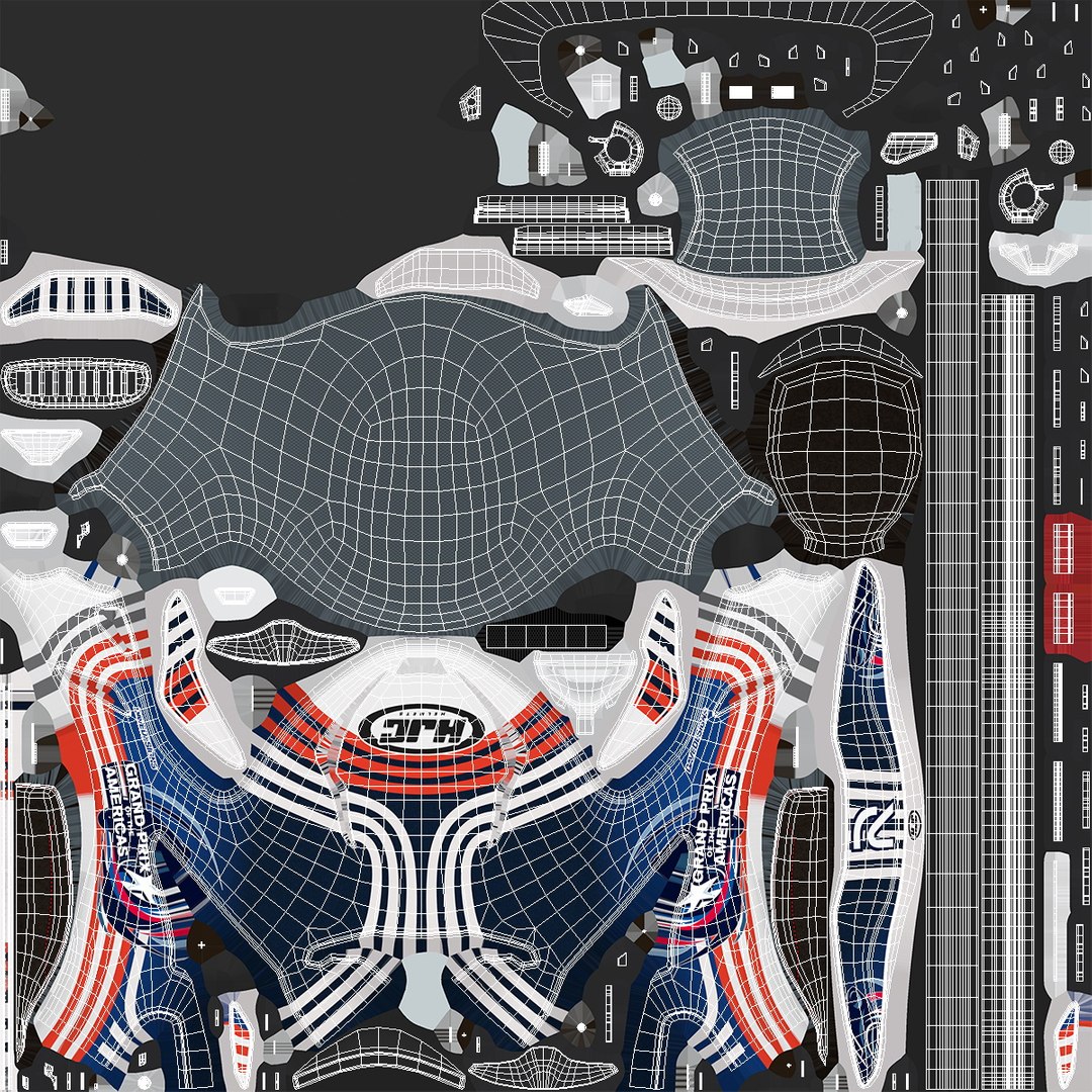 Aerodynamic Racing Helmet 3D Model - TurboSquid 2367853
