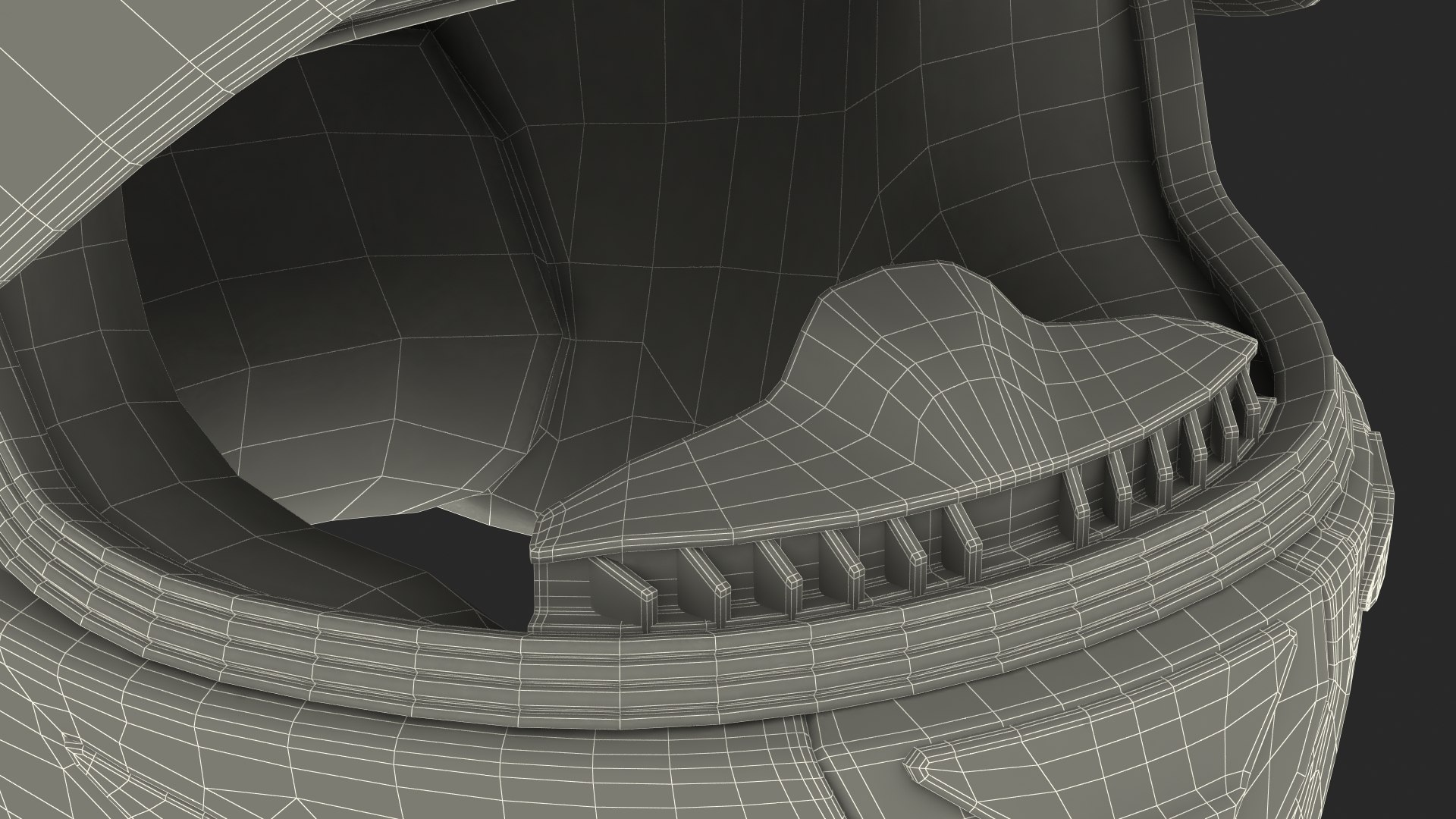 Aerodynamic Racing Helmet 3D Model - TurboSquid 2367853