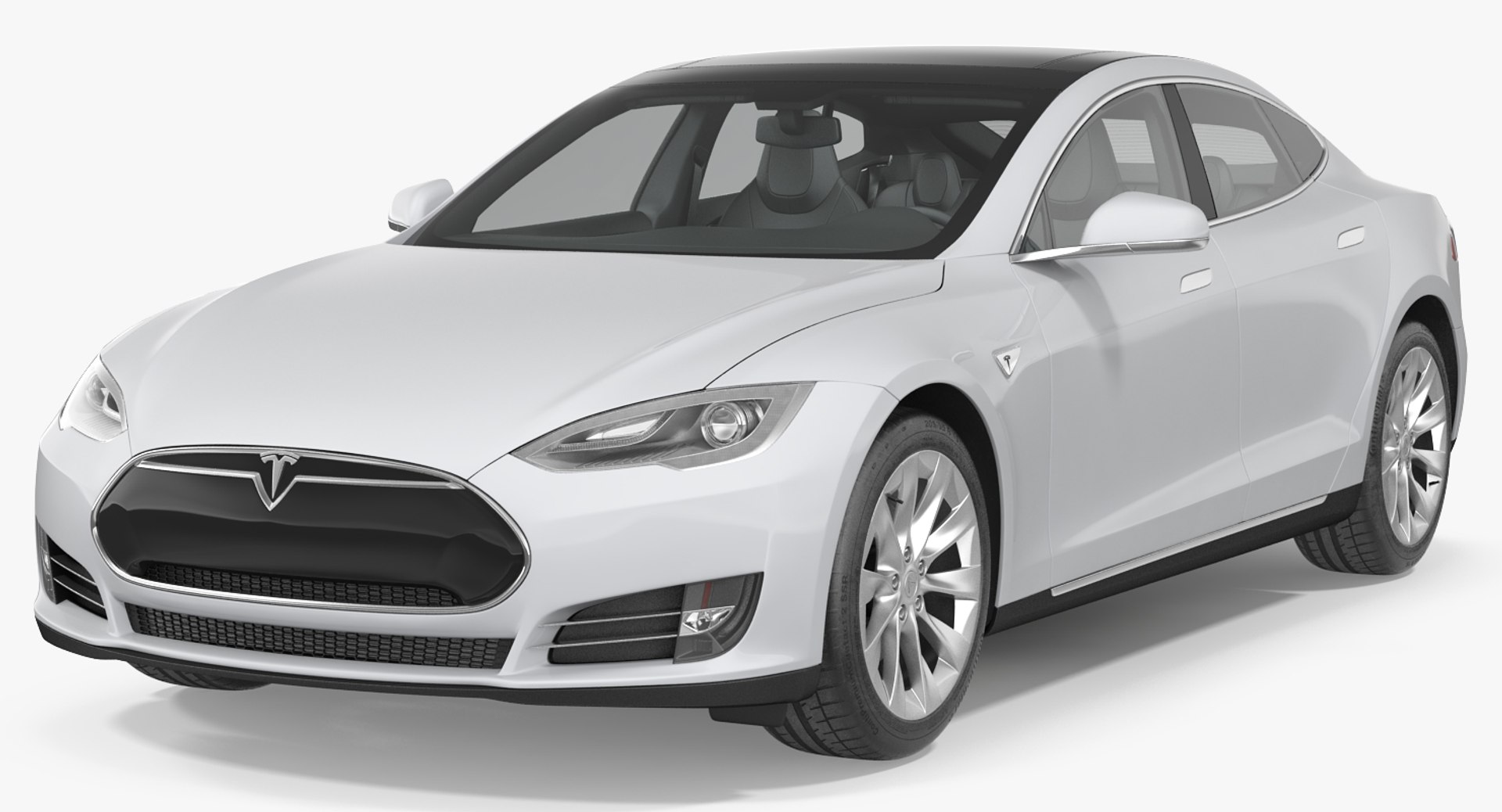 Tesla Model S 100D 2015 Rigged 3D Model 3D model preview