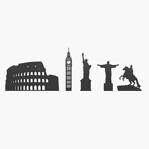Landmarks Silhouette