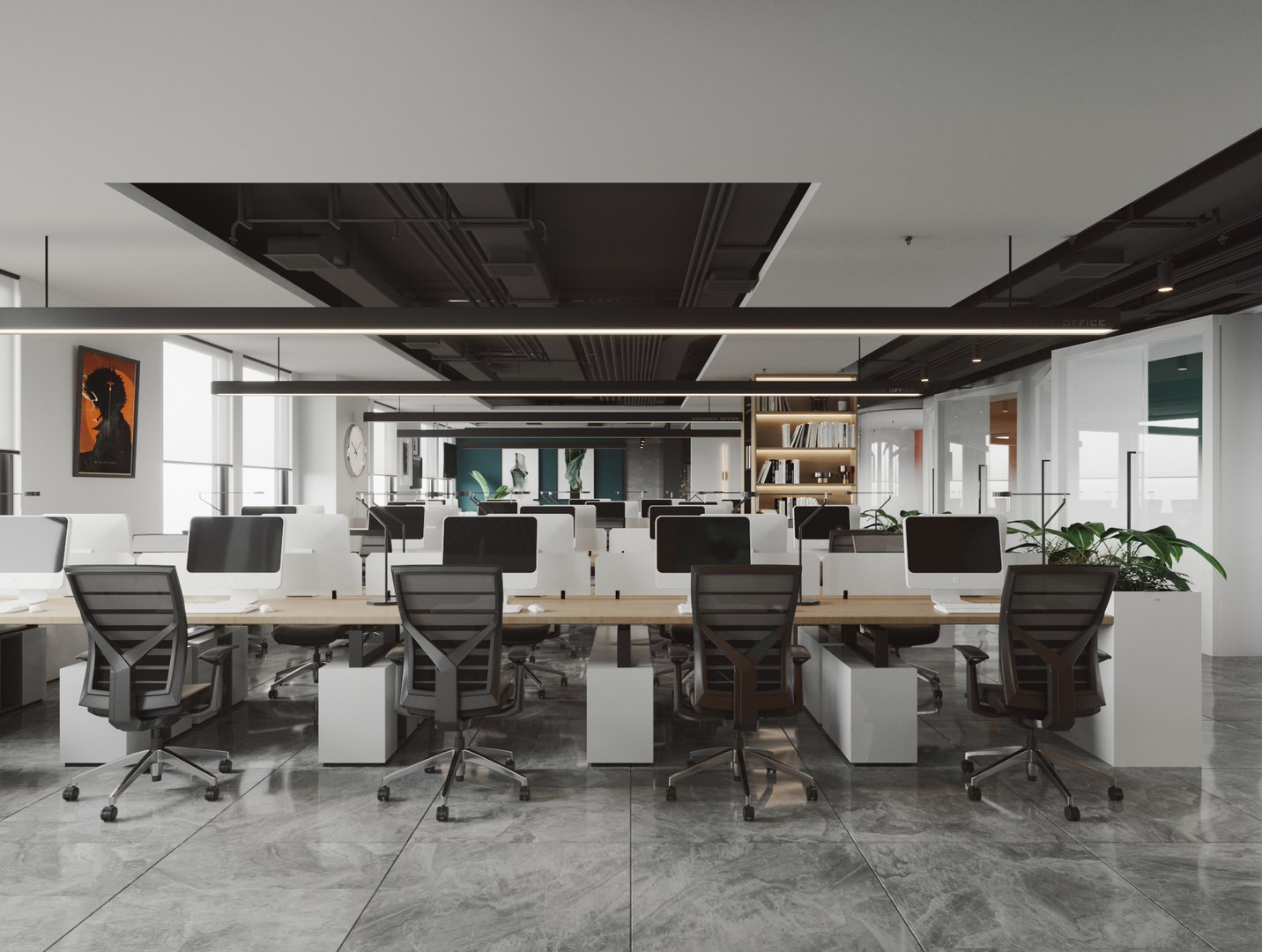 3D Office interior - TurboSquid 2024303