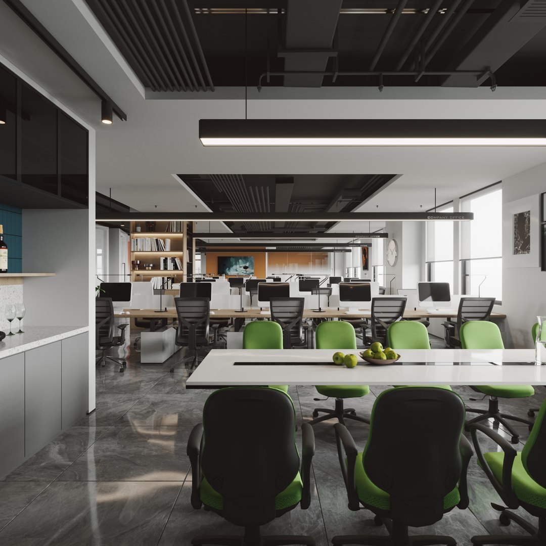 3D Office interior - TurboSquid 2024303