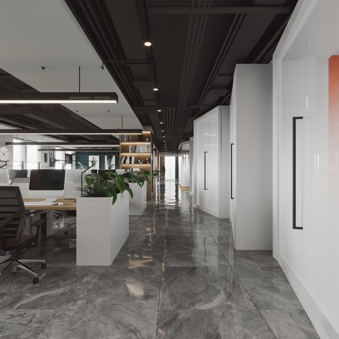 3D Office interior - TurboSquid 2024303