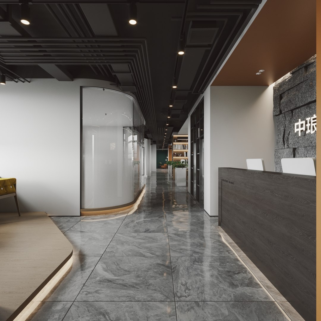 3D Office interior - TurboSquid 2024303