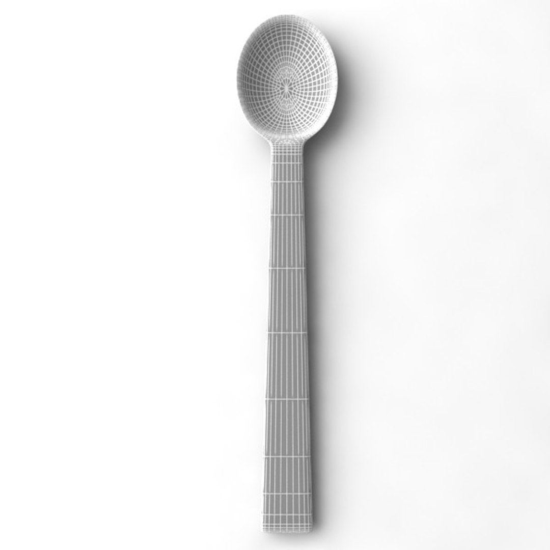3d Model Teaspoon Spoon Tea