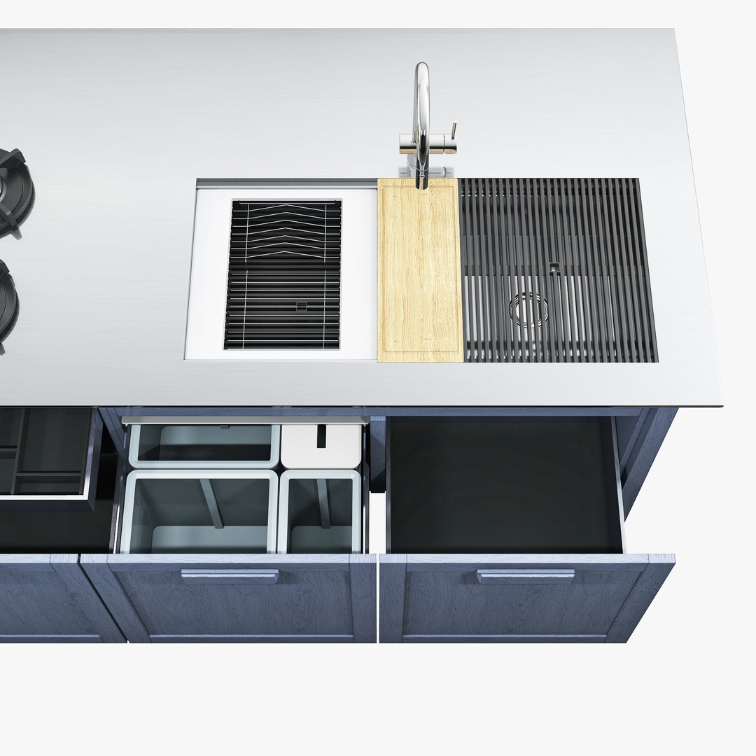 3D Realistic Kitchen Key Cucine - TurboSquid 1596198