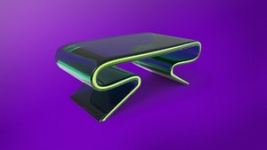 3D modern desk model