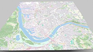 Cityscape Linz Austria model