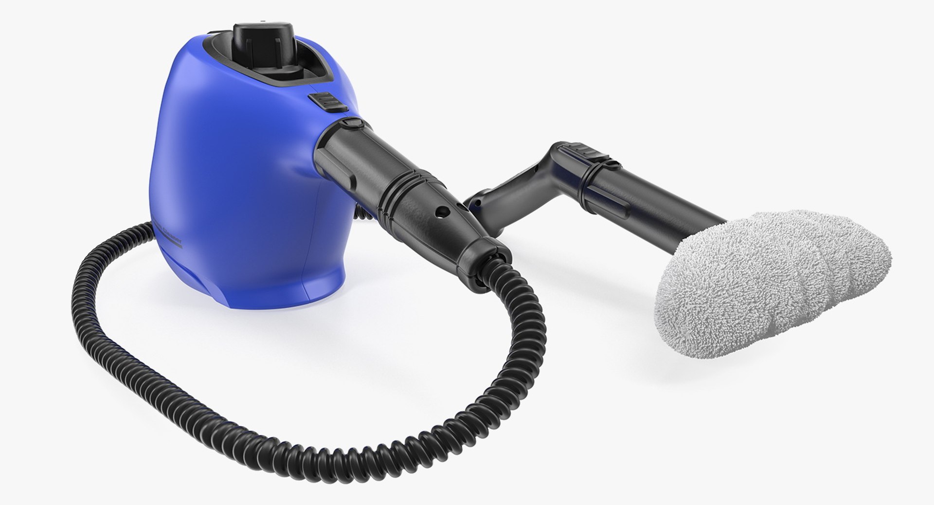 Handheld Steam Cleaner with Extension Mop 3D model preview