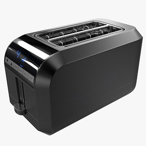 3d model toaster toast