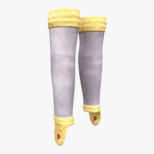 3D model Princess Palace Arms Guards Shields Warmers Gloves