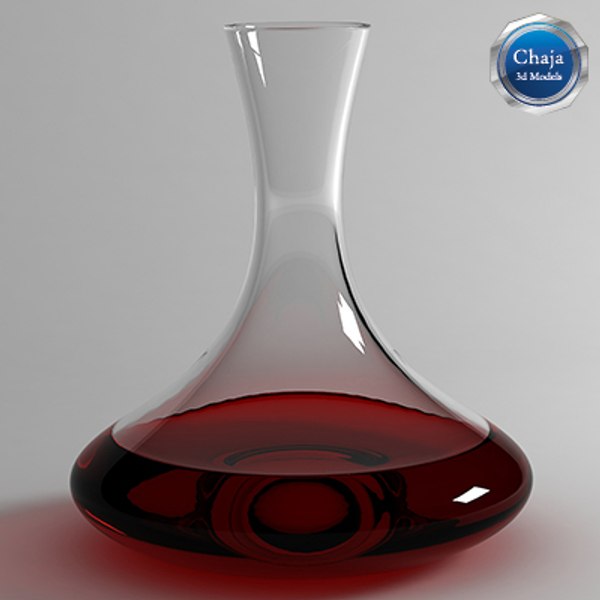 decanter wine 3d model