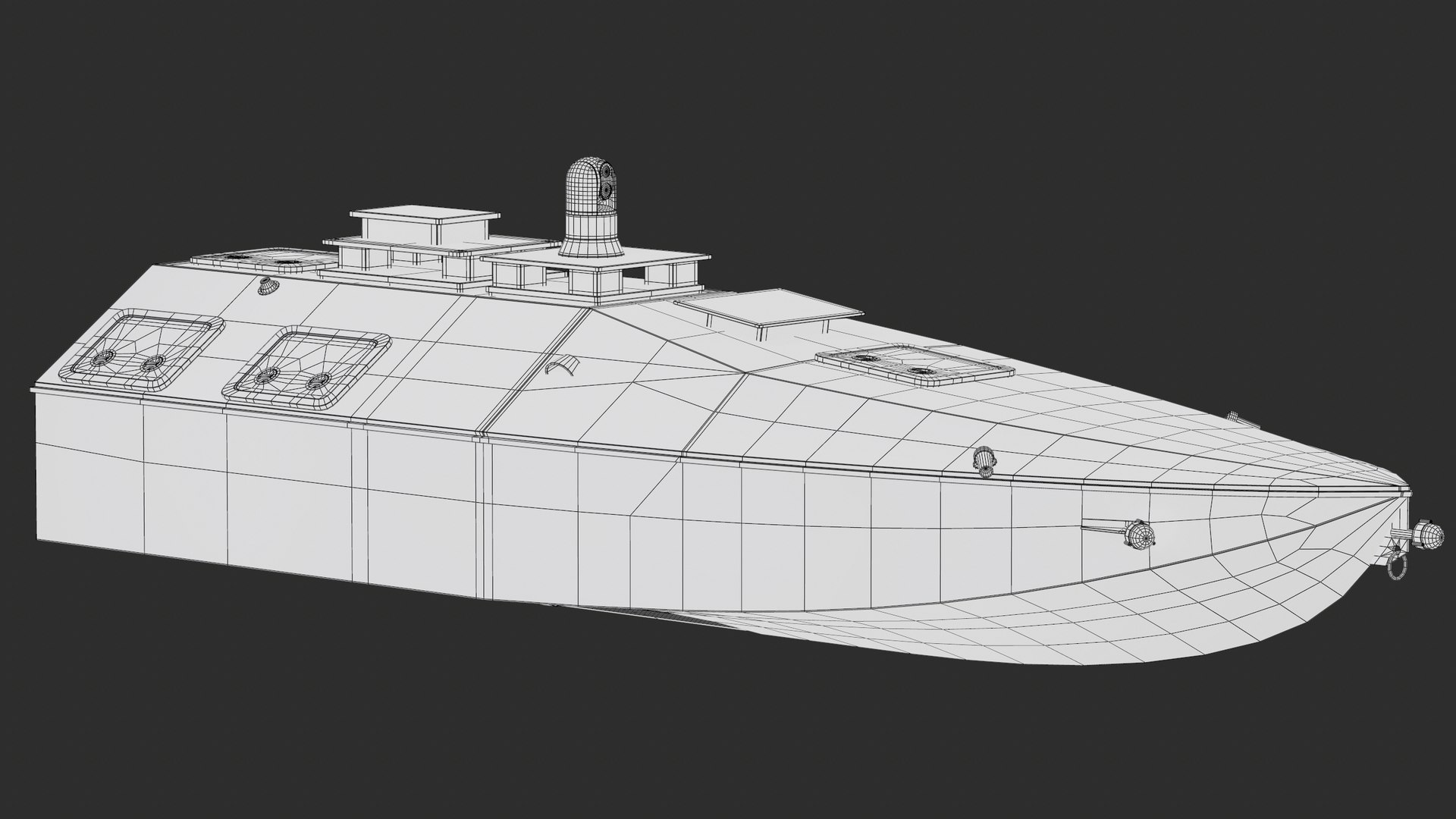 USV Mamai Maritime Drone  - Unmanned Robotic Autonomous Surface Vessel PBR 3D model https://p.turbosquid.com/ts-thumb/oM/rEPFSq/1p/screenshot071/png/1786638519/1920x1080/fit_q87/20d87849016dd74b352baf031499939b4c8044cc/screenshot071.jpg