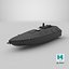 USV Mamai Maritime Drone  - Unmanned Robotic Autonomous Surface Vessel PBR