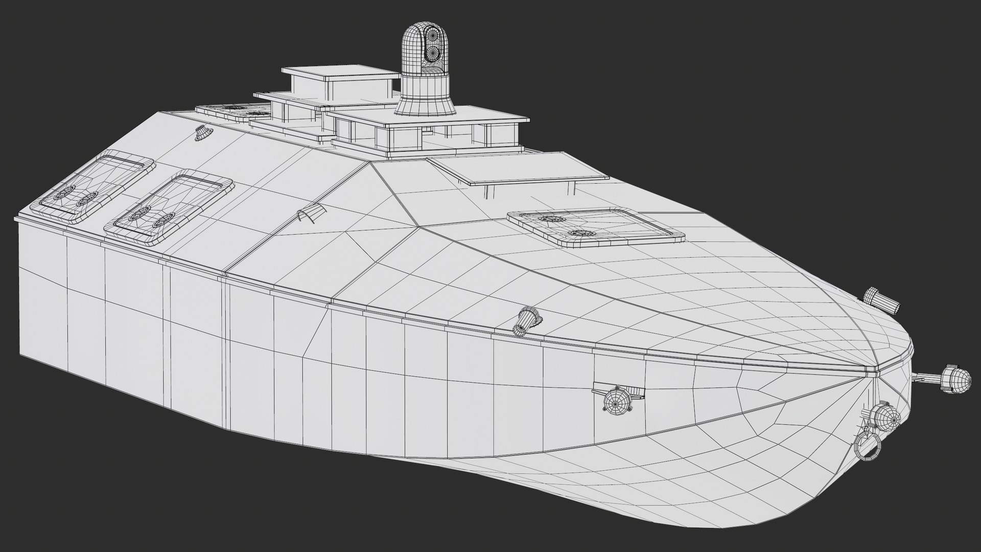 USV Mamai Maritime Drone  - Unmanned Robotic Autonomous Surface Vessel PBR 3D model https://p.turbosquid.com/ts-thumb/oM/rEPFSq/qr/screenshot070/png/1786638516/1920x1080/fit_q87/2363cbd9a7977bcd1bf3b68ad0ff596083e057a1/screenshot070.jpg