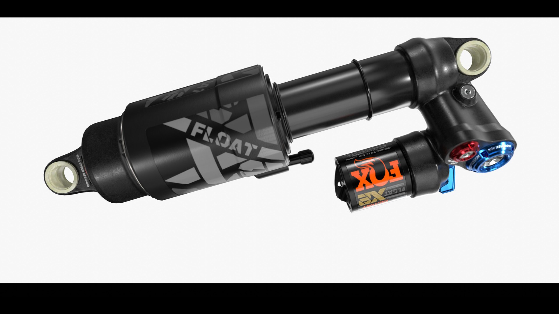 3D FOX Float X2 in black model - TurboSquid 2075507