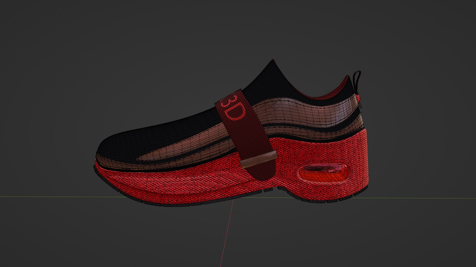 3D Model Concept Sport Shoe - TurboSquid 2254559
