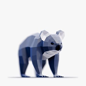 Low Poly Koalas 3D