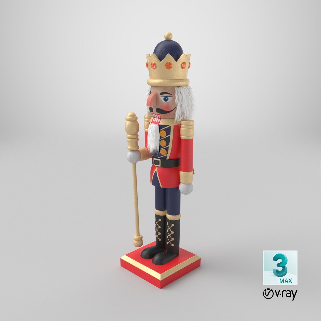 Christmas Nutcracker 3D https://p.turbosquid.com/ts-thumb/oN/1KZDva/Xt/stemcell_max_vray_render/png/1730925386/1920x1080/fit_q87/3514ded493a8dc299dbe35e6e28ec097d981c1a2/stemcell_max_vray_render.jpg