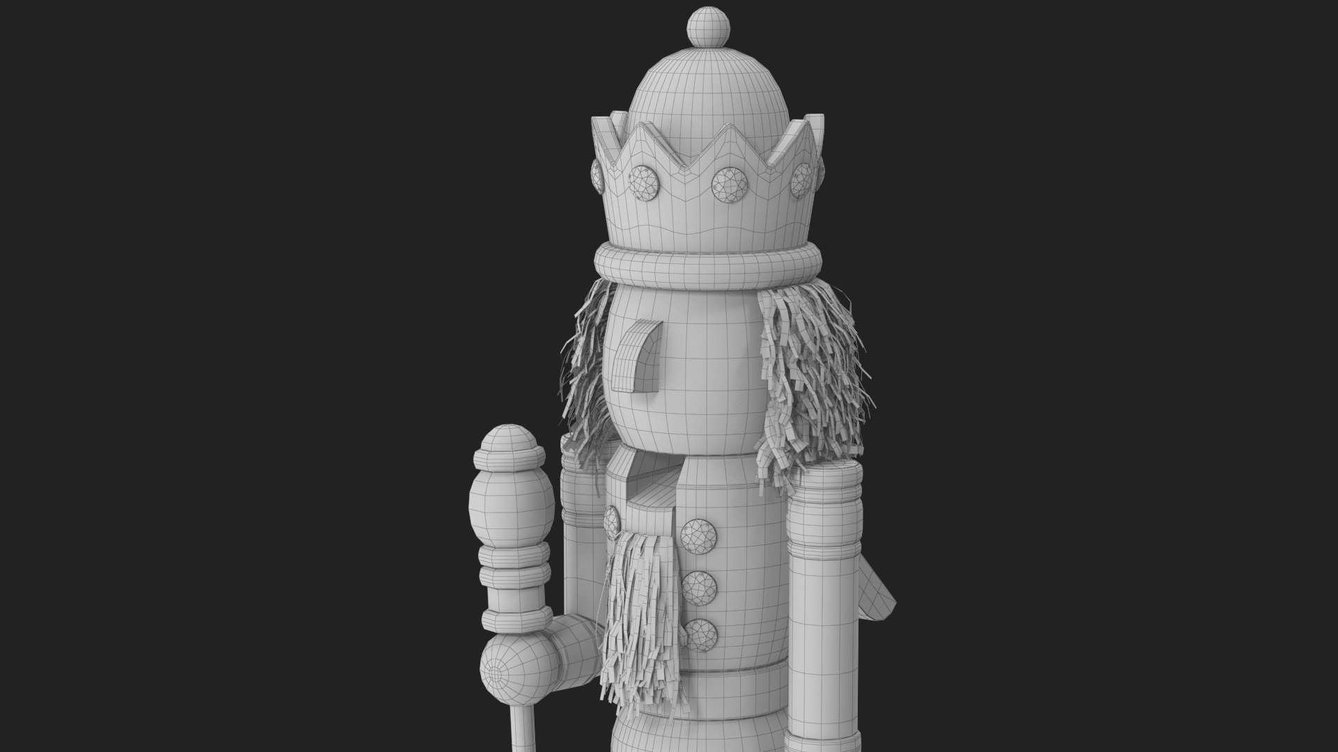 Christmas Nutcracker 3D https://p.turbosquid.com/ts-thumb/oN/1KZDva/eN/wireframe_07/jpg/1725624839/1920x1080/fit_q87/1d6f25609381f1b6ed9db1475006478d87c93da2/wireframe_07.jpg