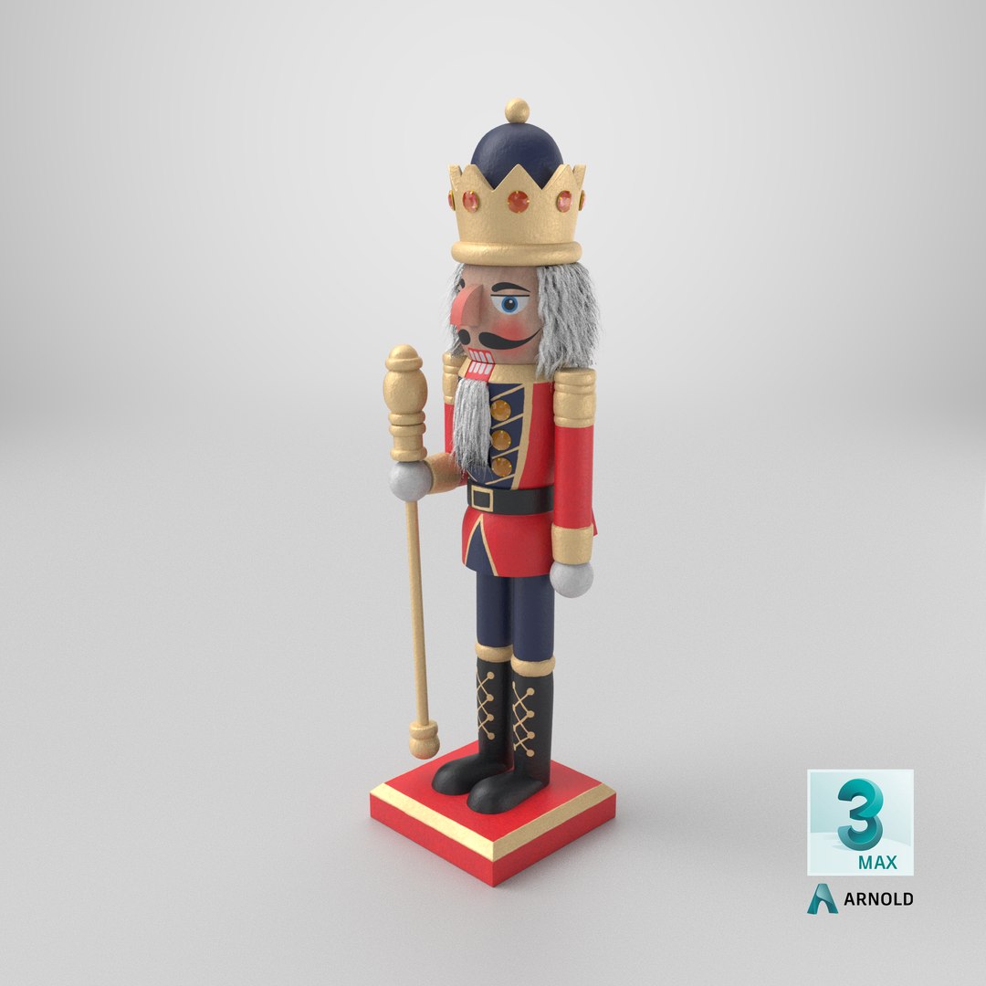 Christmas Nutcracker 3D https://p.turbosquid.com/ts-thumb/oN/1KZDva/yl/stemcell_max_arnold_render/png/1730925388/1920x1080/fit_q87/2bfca47adeb3b60faa7b6fc528cf6ad68062a712/stemcell_max_arnold_render.jpg