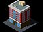 isometric building 3D model