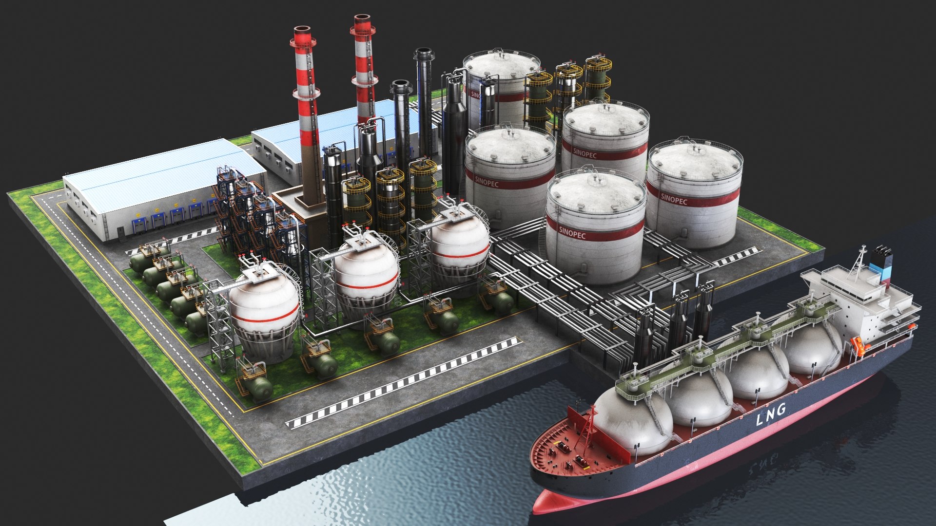 Detailed Oil Refinery Port 3D https://p.turbosquid.com/ts-thumb/oN/85D2xl/Bl/1/jpg/1737293136/1920x1080/fit_q87/5e4441f87cea8c1bb0202564f95b94f70e0a6d30/1.jpg