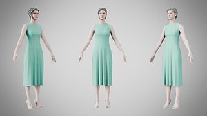 Dress 43 Cyan