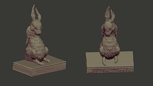 rabbit book holder